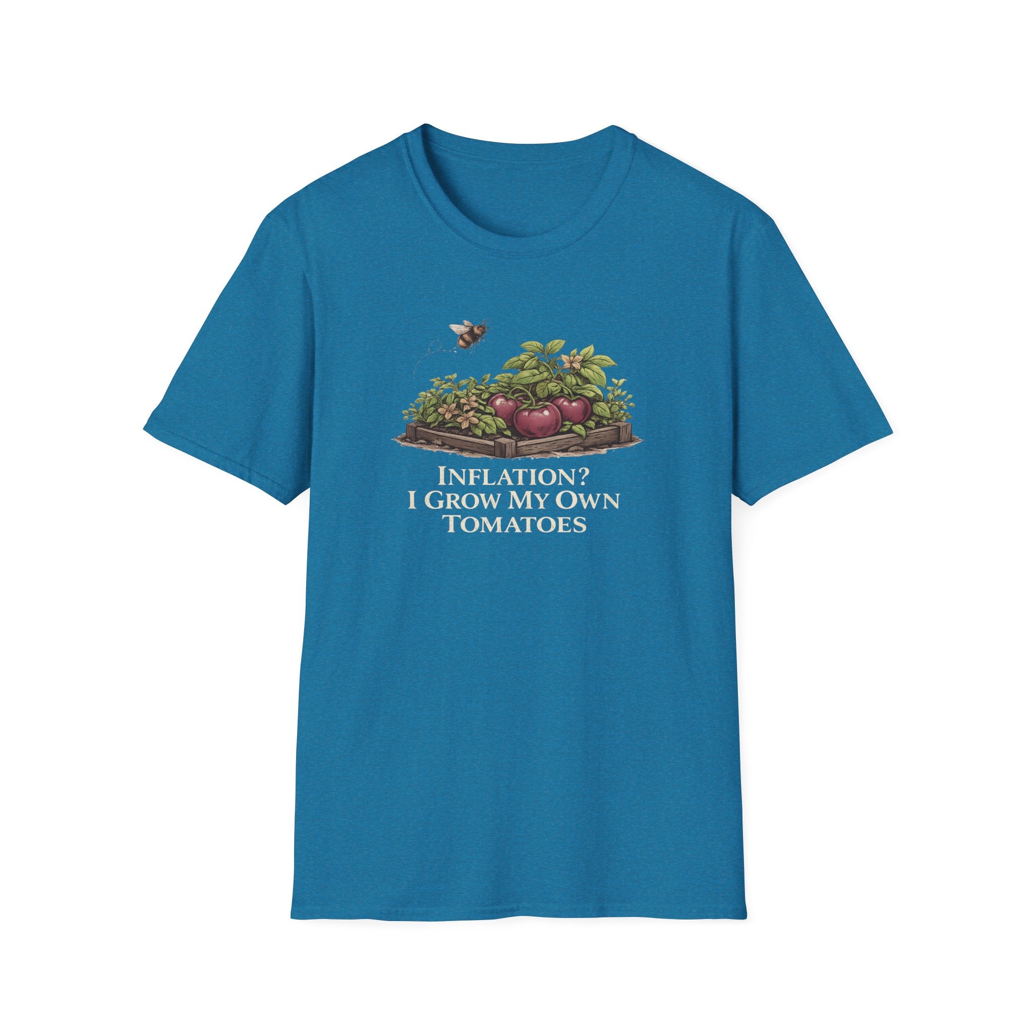 Inflation? I Grow My Own Tomatoes T-Shirt - Dark