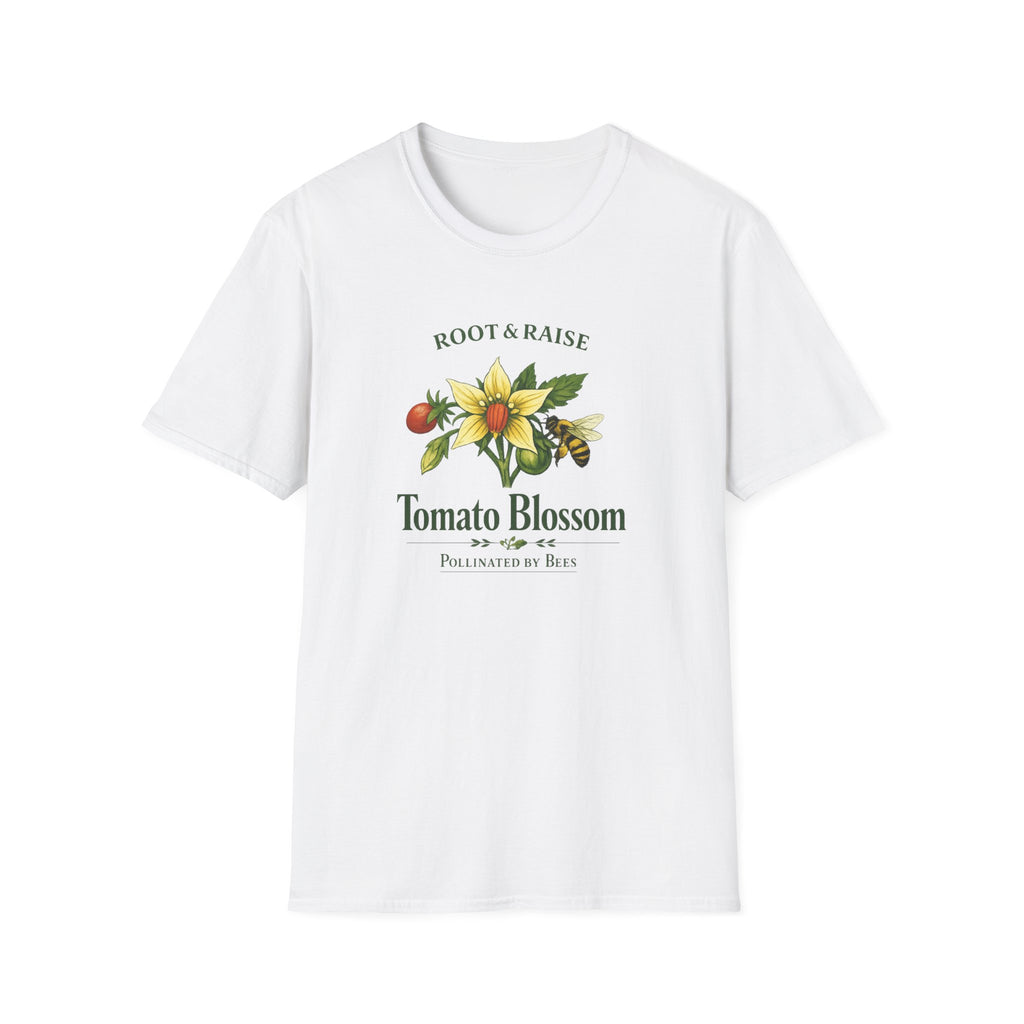 Tomato Blossom Pollinated By Bees T-Shirt