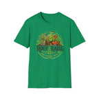 Root and Raise Logo Grow Harvest Repeat T-Shirt