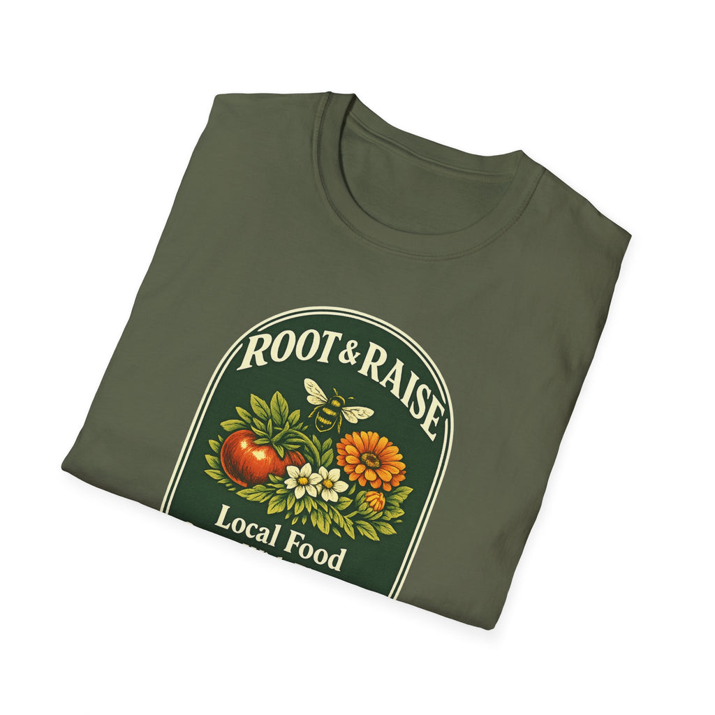 Local Food Starts With Flowers T-Shirt