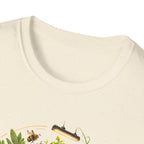 Root and Raise Logo Grow Harvest Repeat T-Shirt
