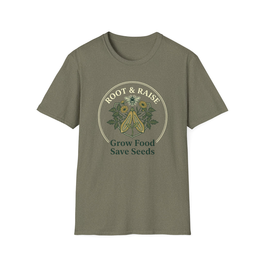 Grow Food Save Seeds T-Shirt - Vintage