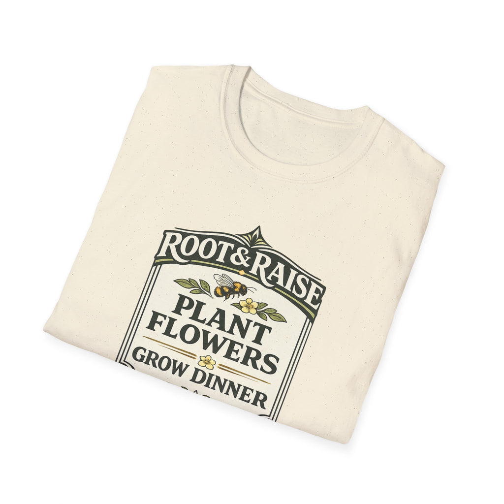 Plant Flowers Grow Dinner T-Shirt - Vintage
