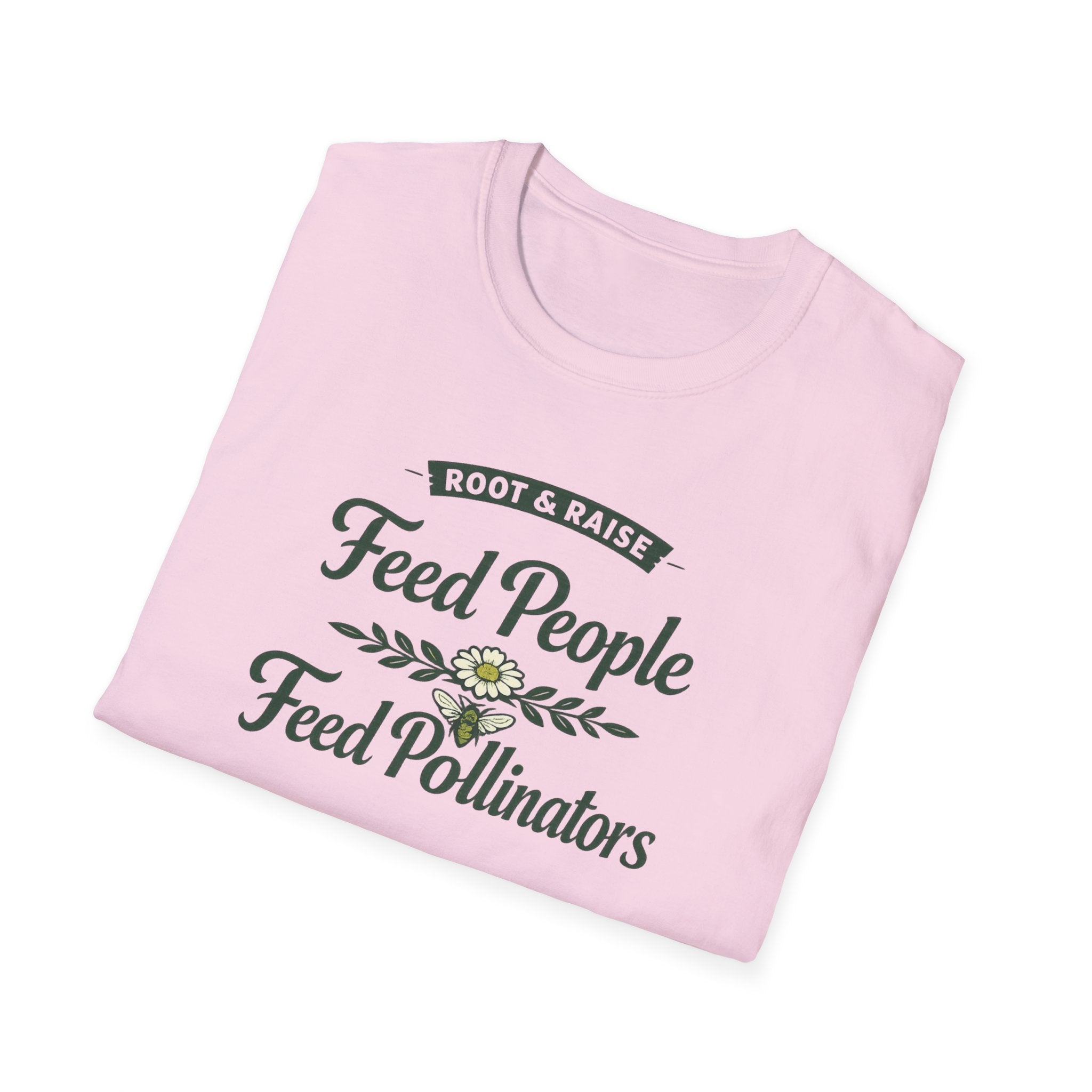 Feed People Feed Pollinators T-Shirt - Heirloom