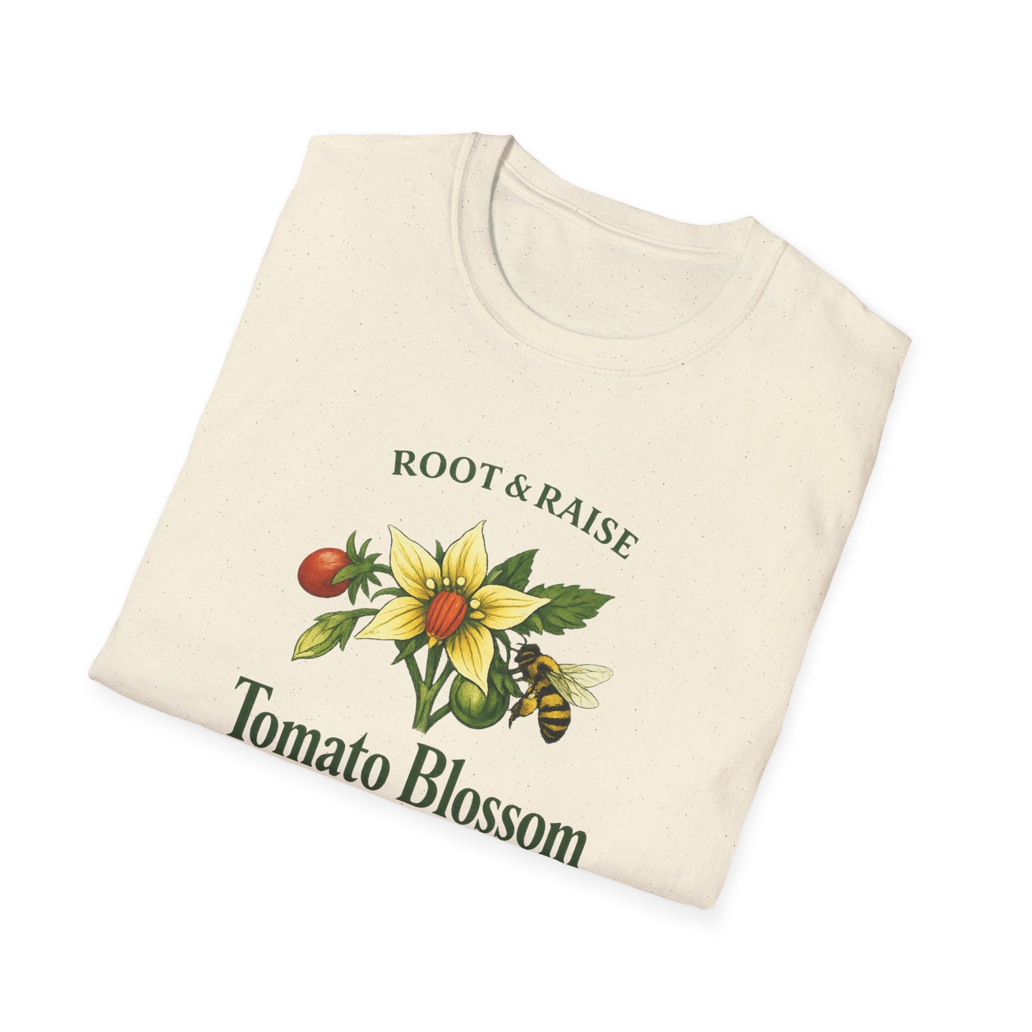 Tomato Blossom Pollinated By Bees T-Shirt