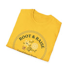 Local Food Starts With Flowers T-Shirt - Framed