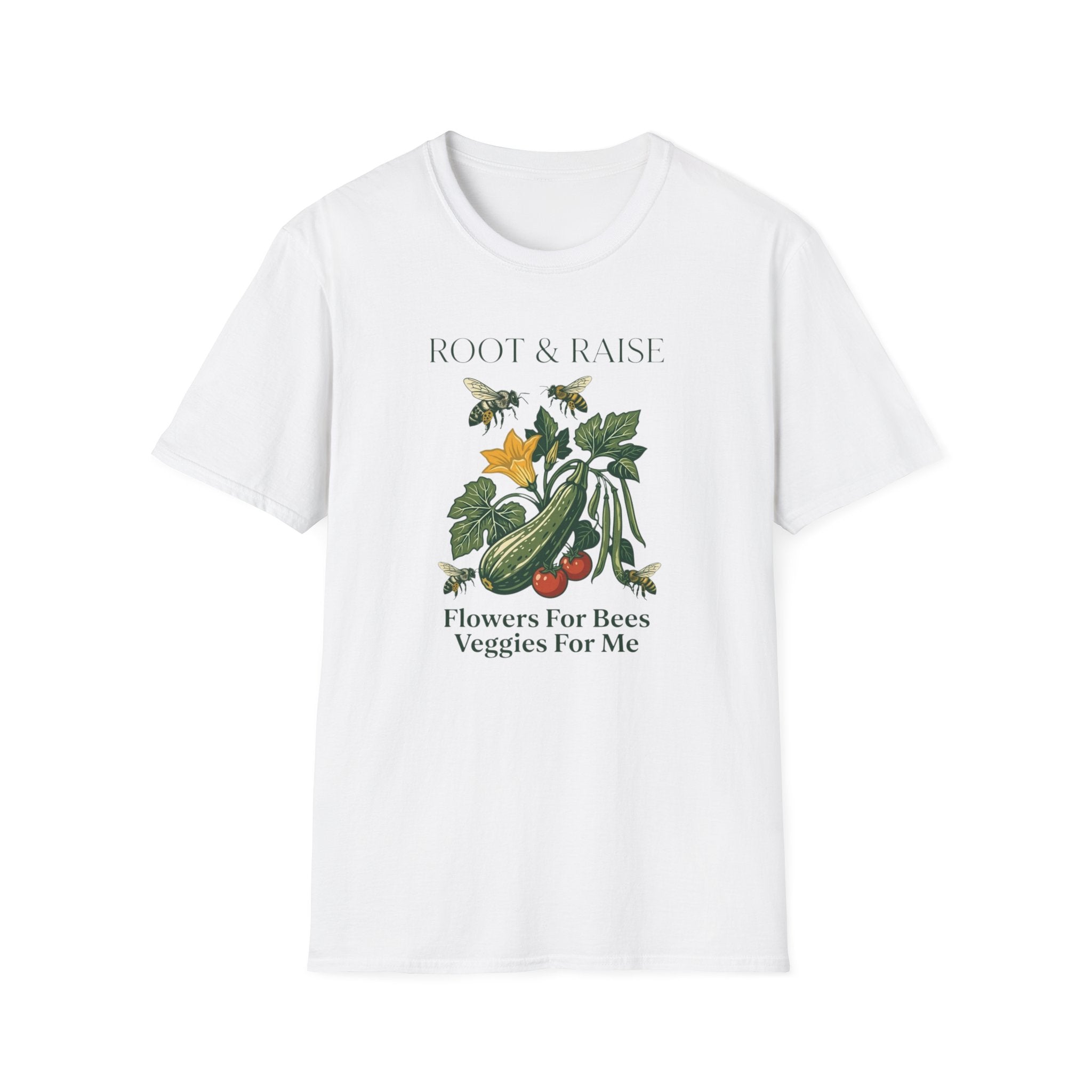 Flowers For Bees Veggies For Me T-Shirt