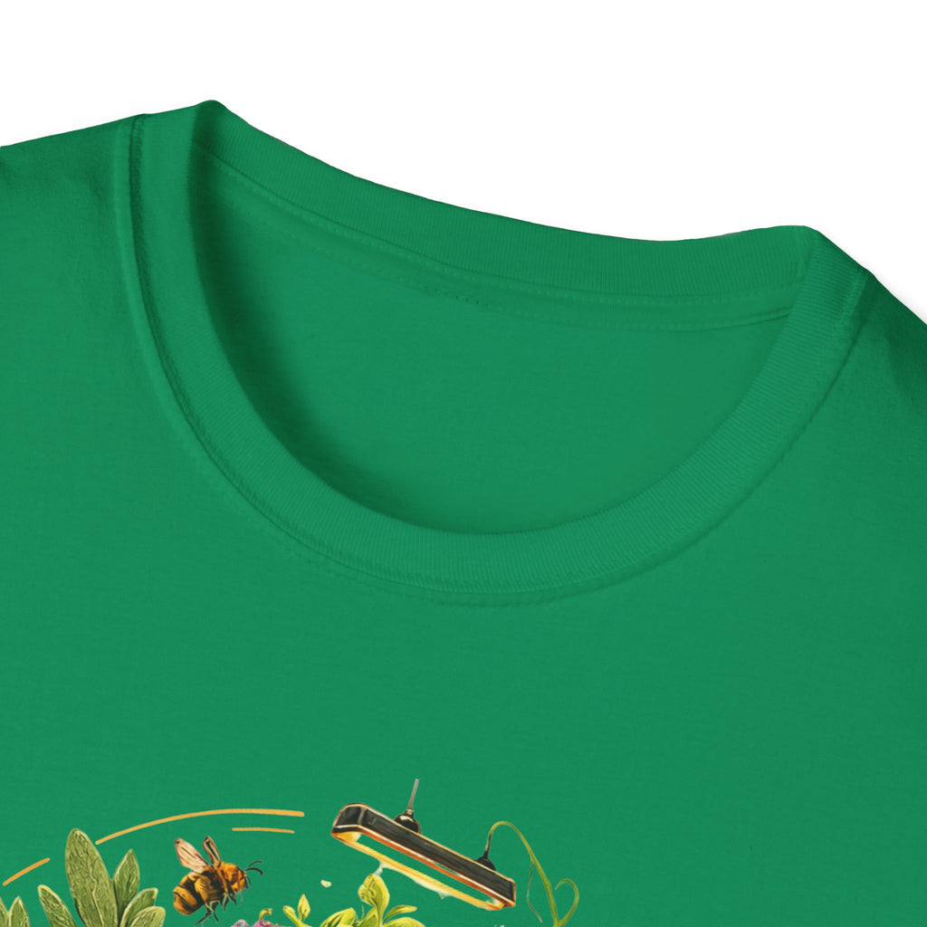 Root and Raise Logo Grow Harvest Repeat T-Shirt