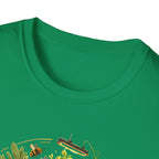 Root and Raise Logo Grow Harvest Repeat T-Shirt
