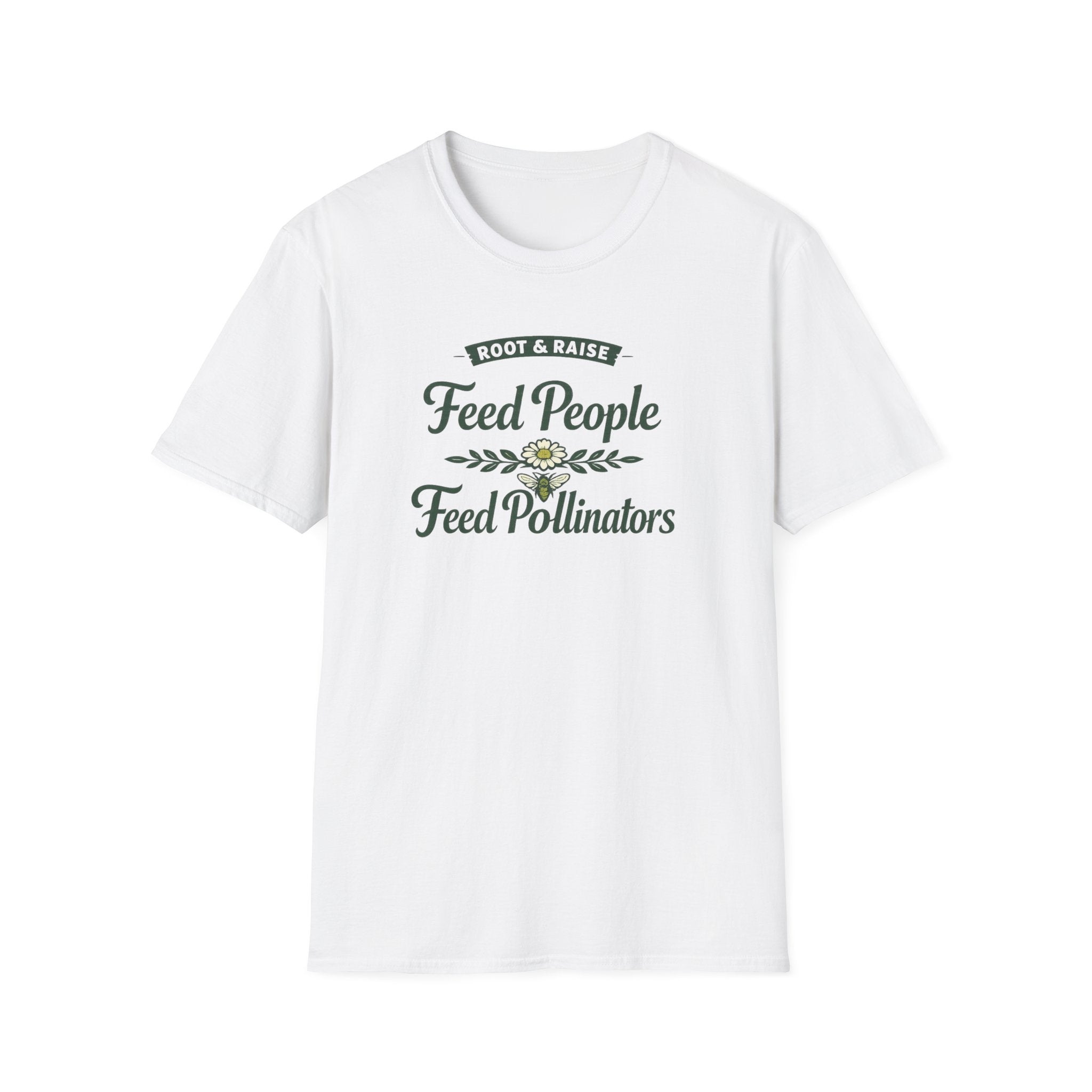 Feed People Feed Pollinators T-Shirt - Heirloom