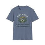 Garden For Food Garden For Bees T-Shirt - Illustrated