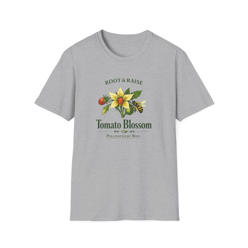 Tomato Blossom Pollinated By Bees T-Shirt