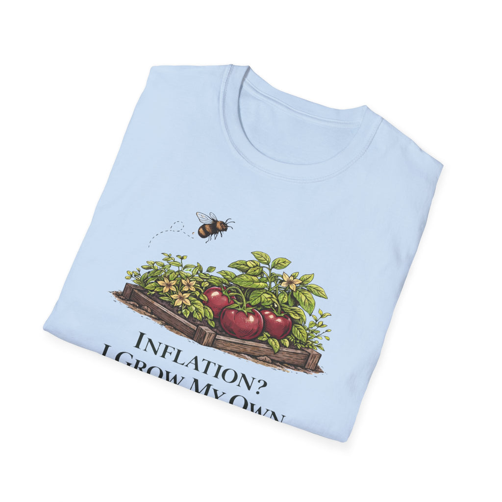 Inflation? I Grow My Own Tomatoes T-Shirt - Light