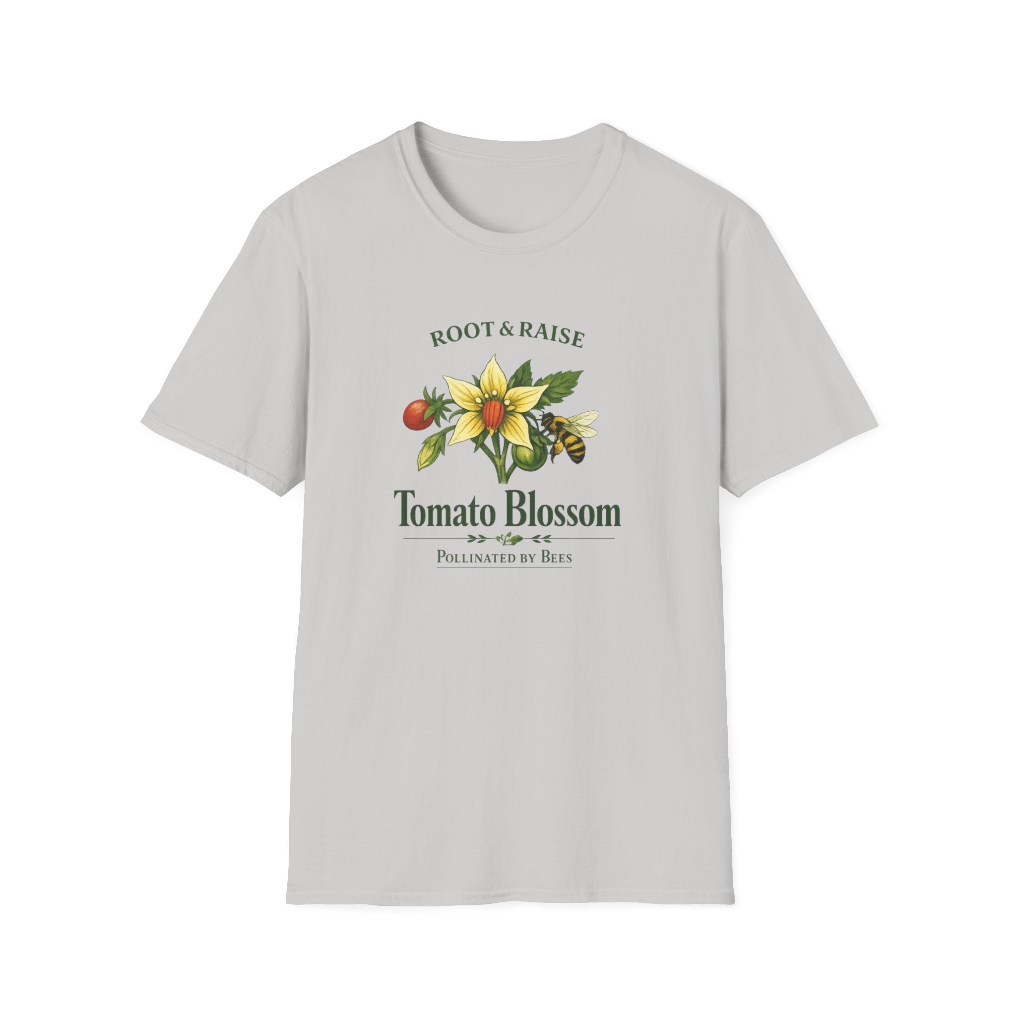 Tomato Blossom Pollinated By Bees T-Shirt