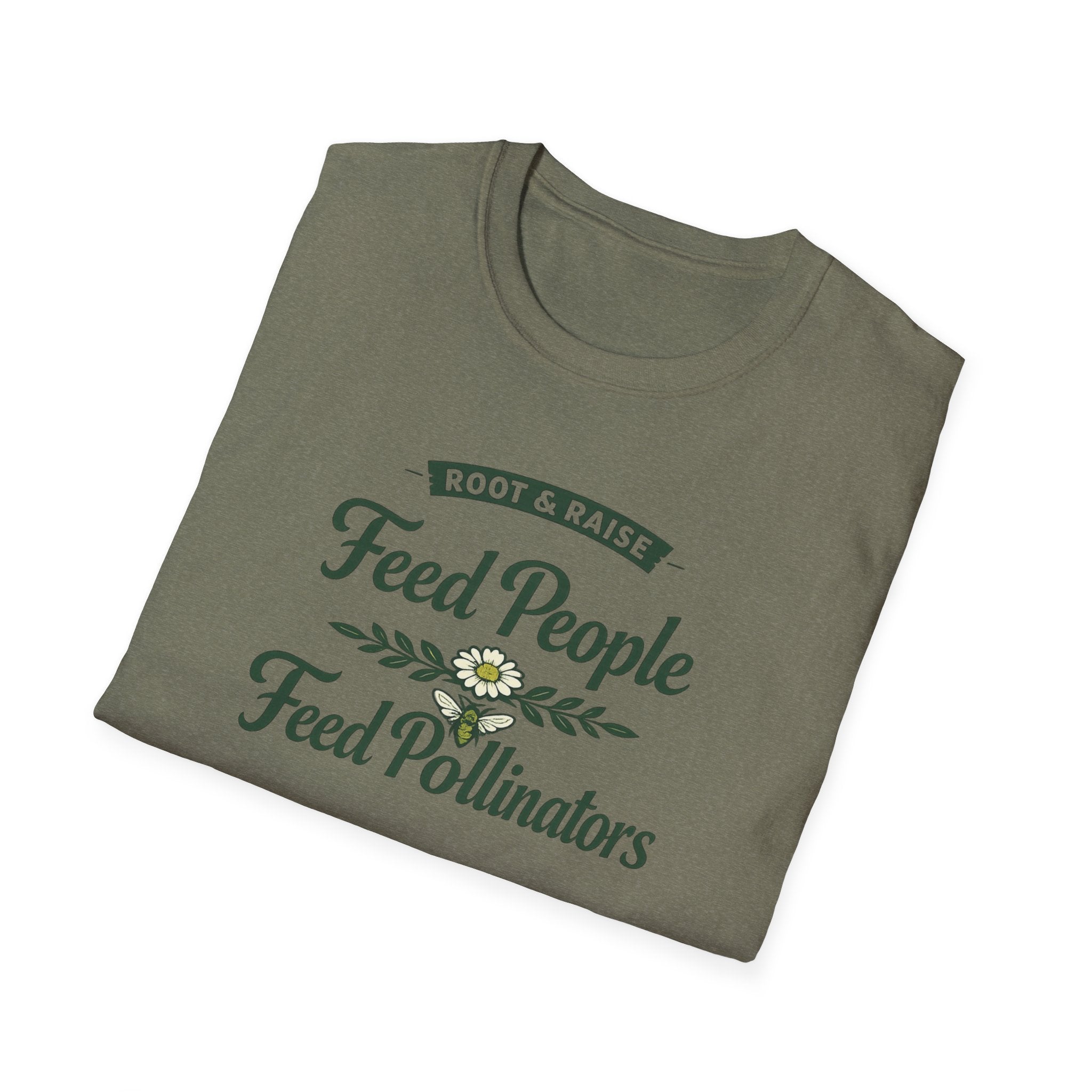 Feed People Feed Pollinators T-Shirt - Heirloom
