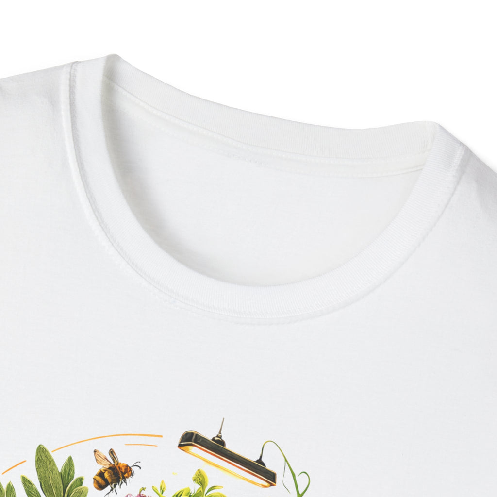 Root and Raise Logo Grow Harvest Repeat T-Shirt