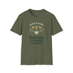 Pollinator Friendly Garden T-Shirt - Sketch