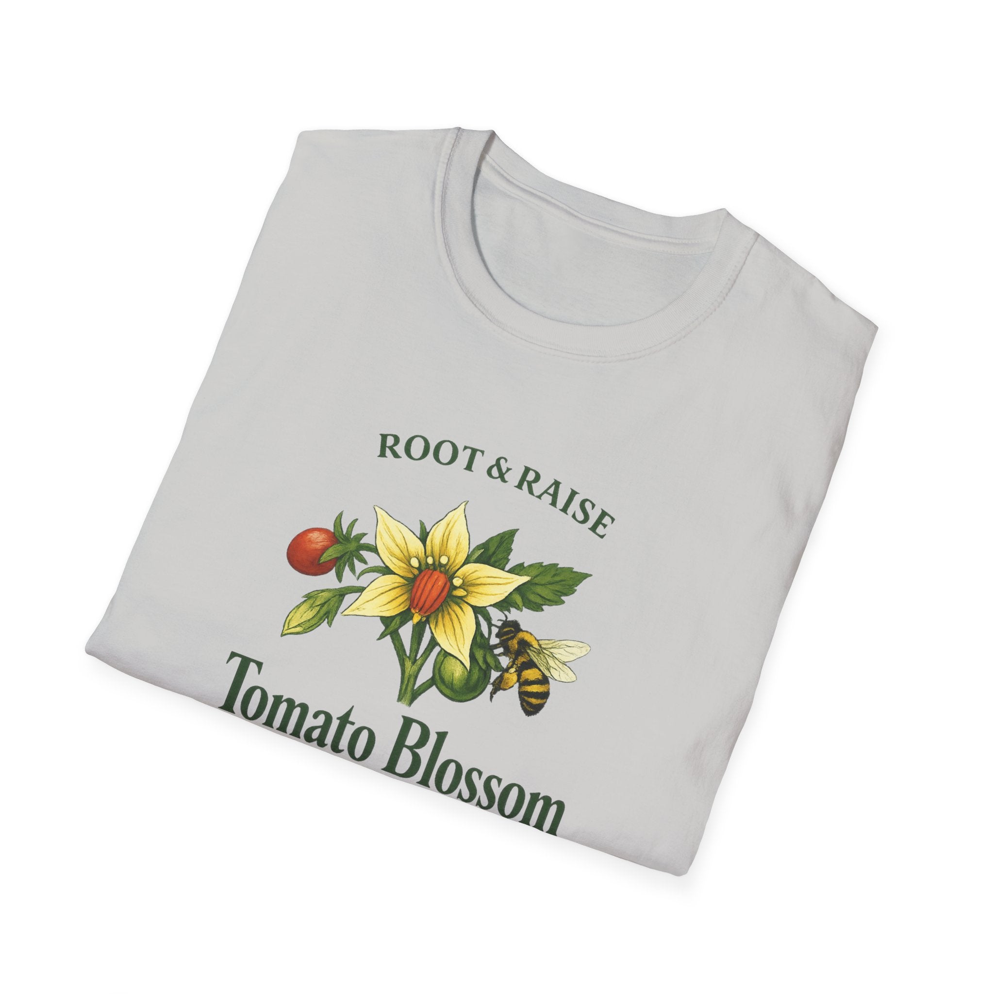 Tomato Blossom Pollinated By Bees T-Shirt