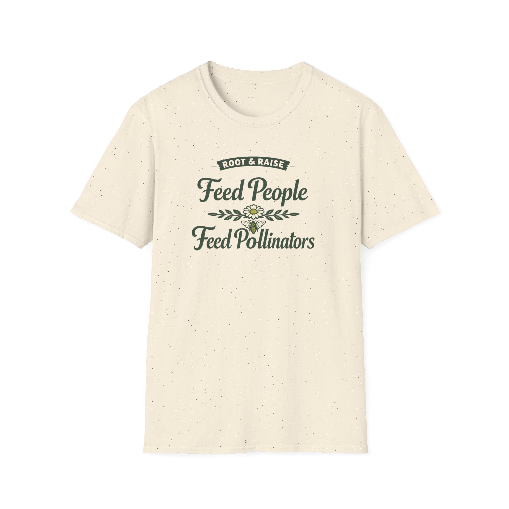 Feed People Feed Pollinators T-Shirt - Heirloom