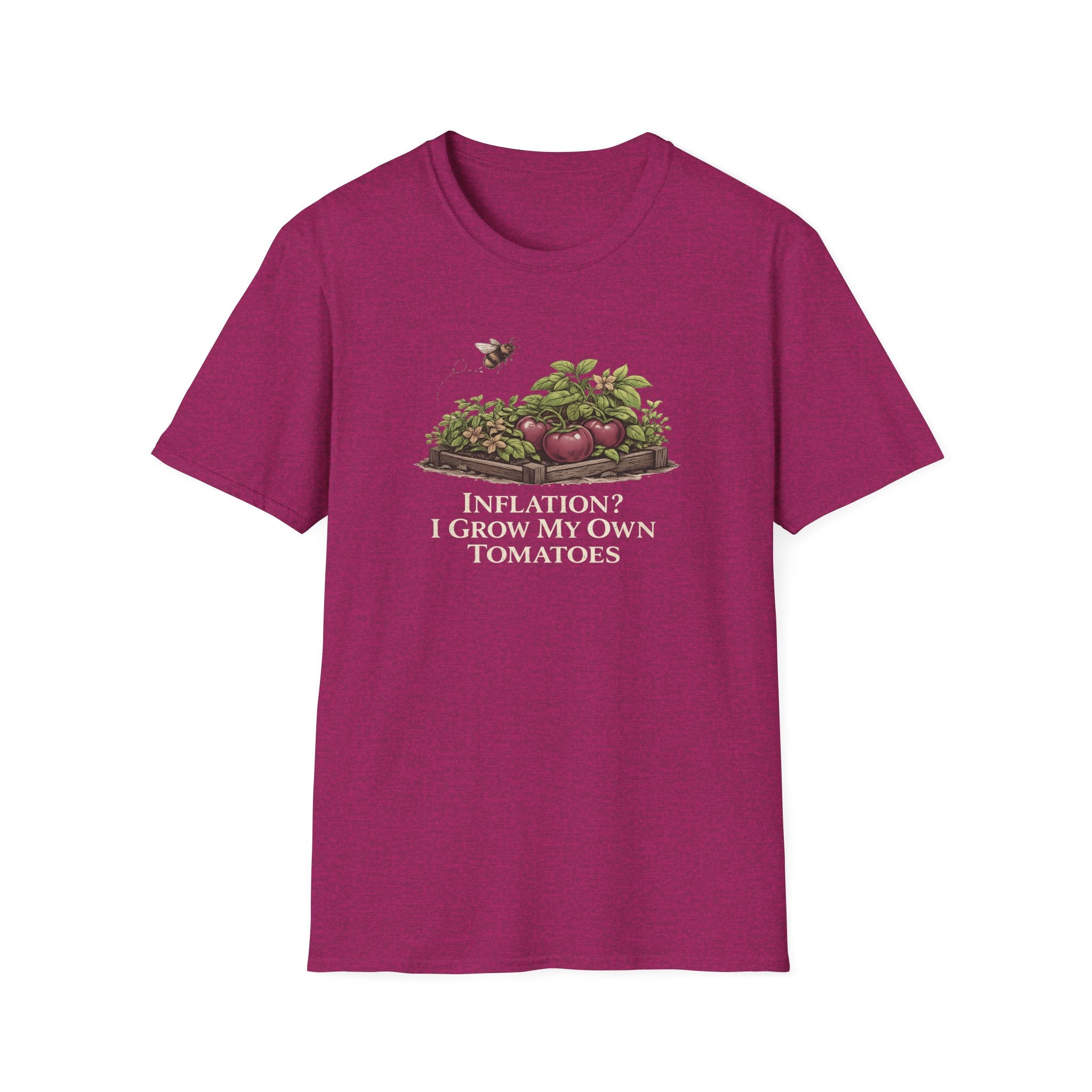 Inflation? I Grow My Own Tomatoes T-Shirt - Dark