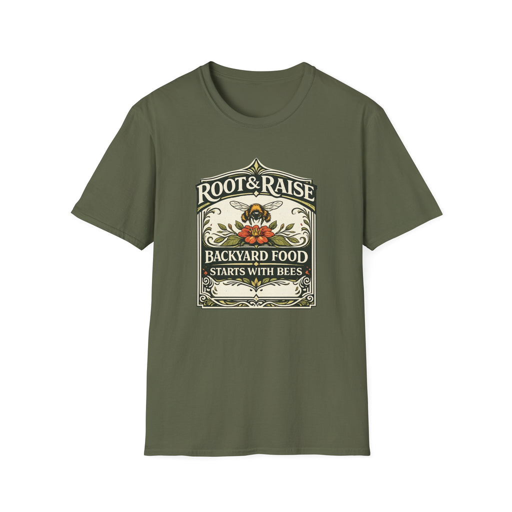 Backyard Food Starts With Bees T-Shirt