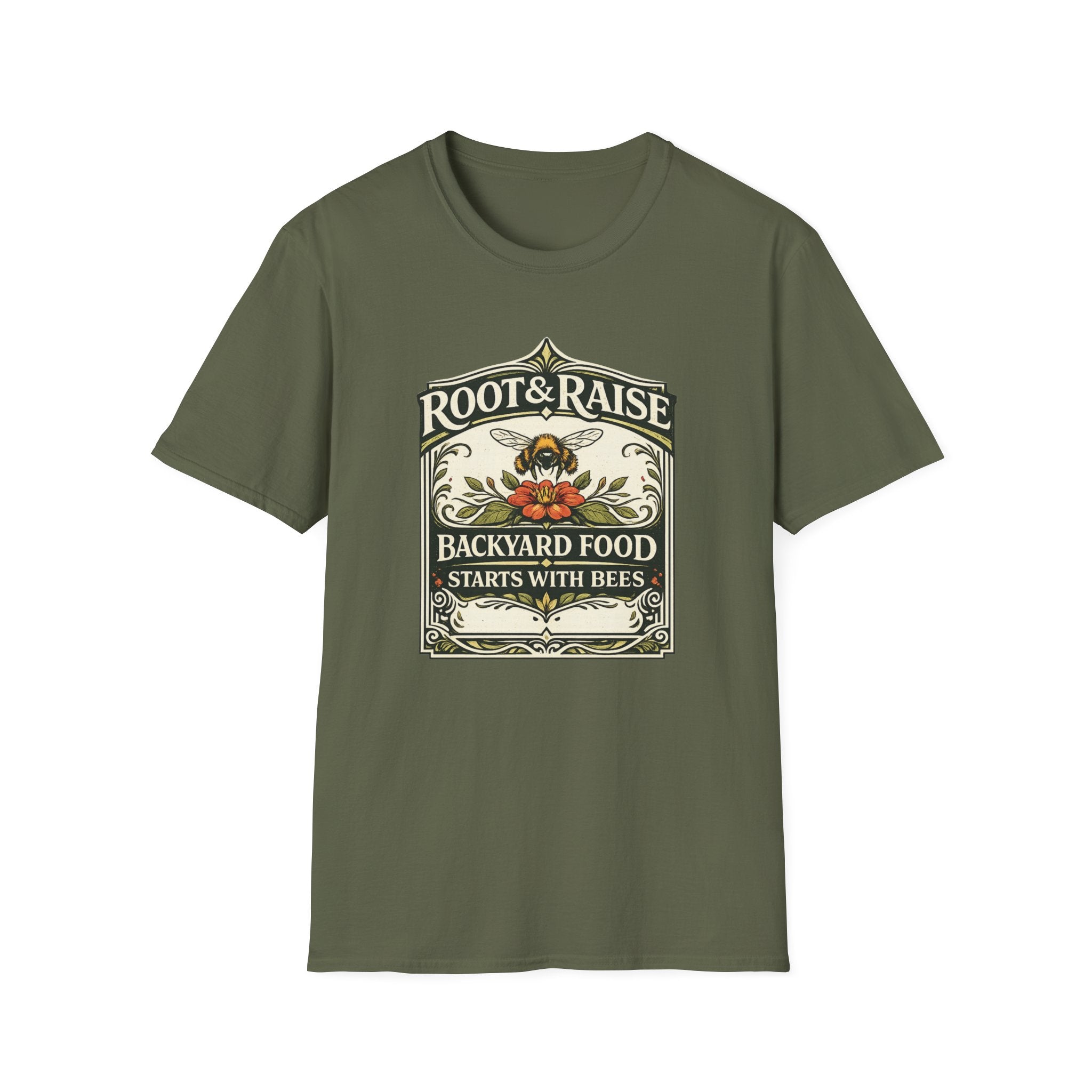Backyard Food Starts With Bees T-Shirt