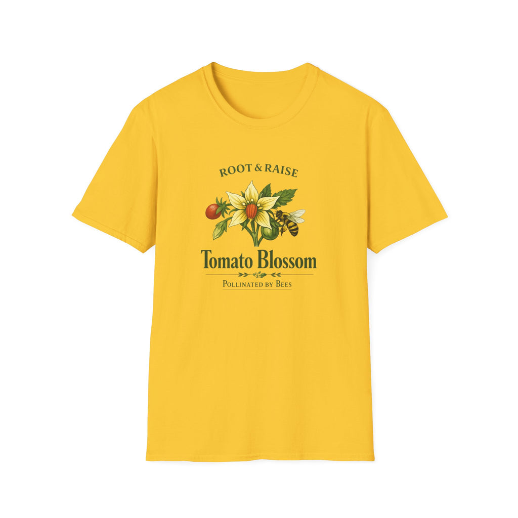 Tomato Blossom Pollinated By Bees T-Shirt