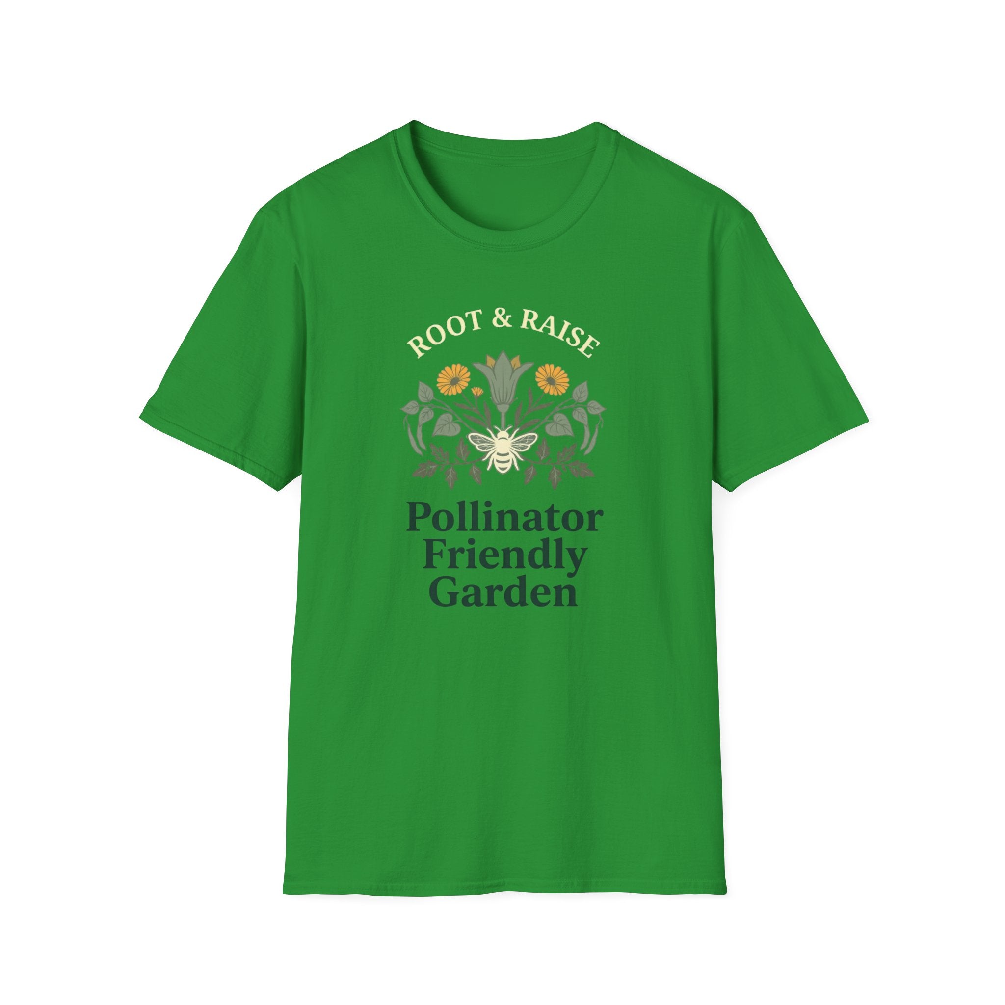 Pollinator Friendly Garden T-Shirt - Sketch