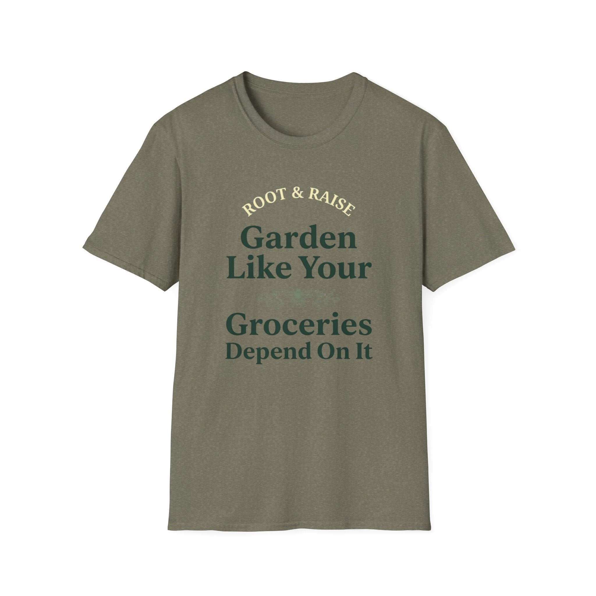 Garden Like Your Groceries Depend On It T-Shirt - Vintage