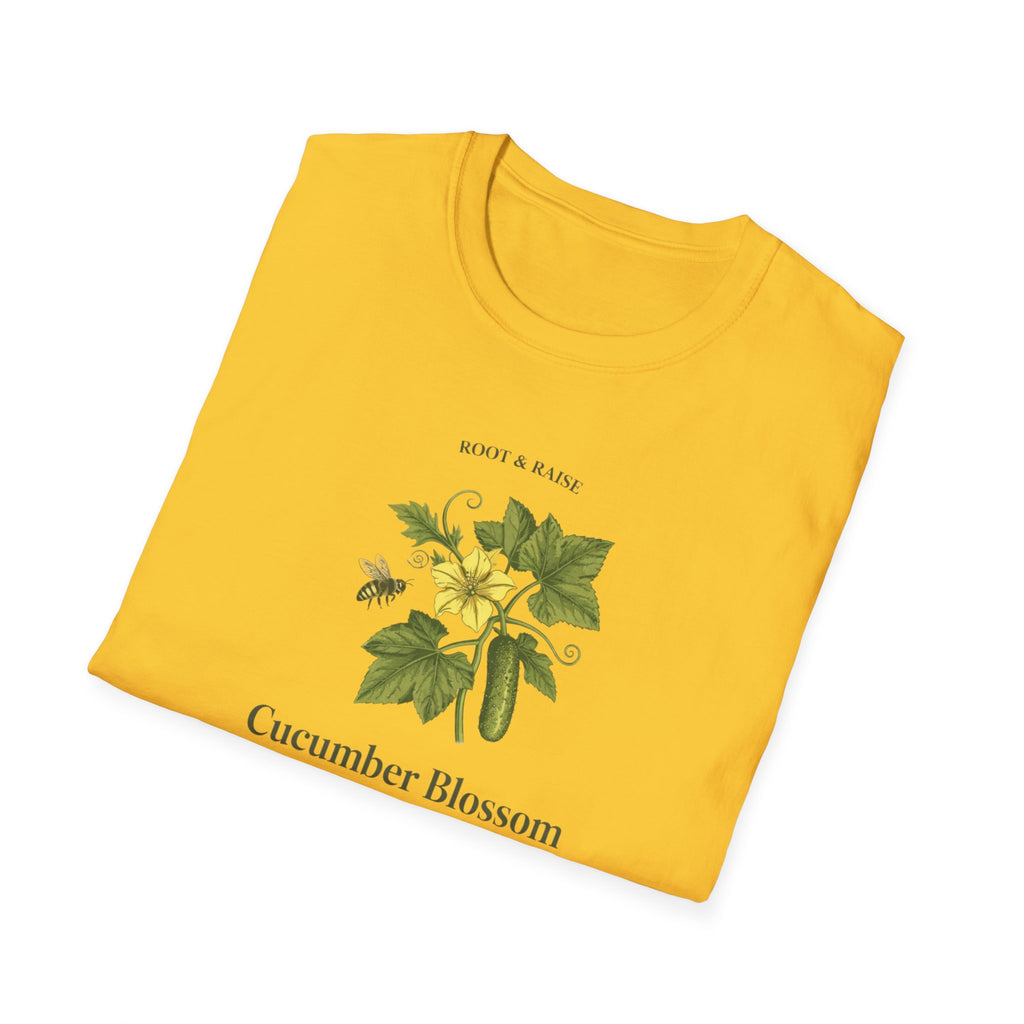 Cucumber Blossom Bees Welcome T-Shirt