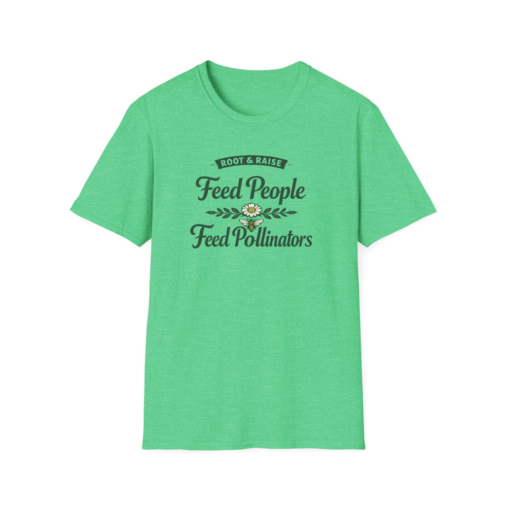 Feed People Feed Pollinators T-Shirt - Heirloom