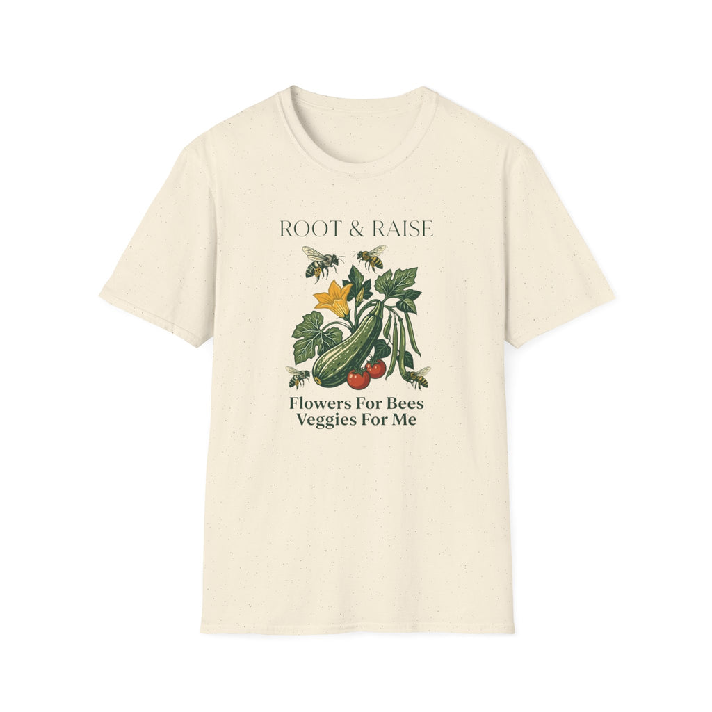 Flowers For Bees Veggies For Me T-Shirt