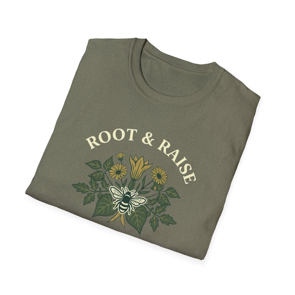 Garden For Food Garden For Bees T-Shirt - Illustrated