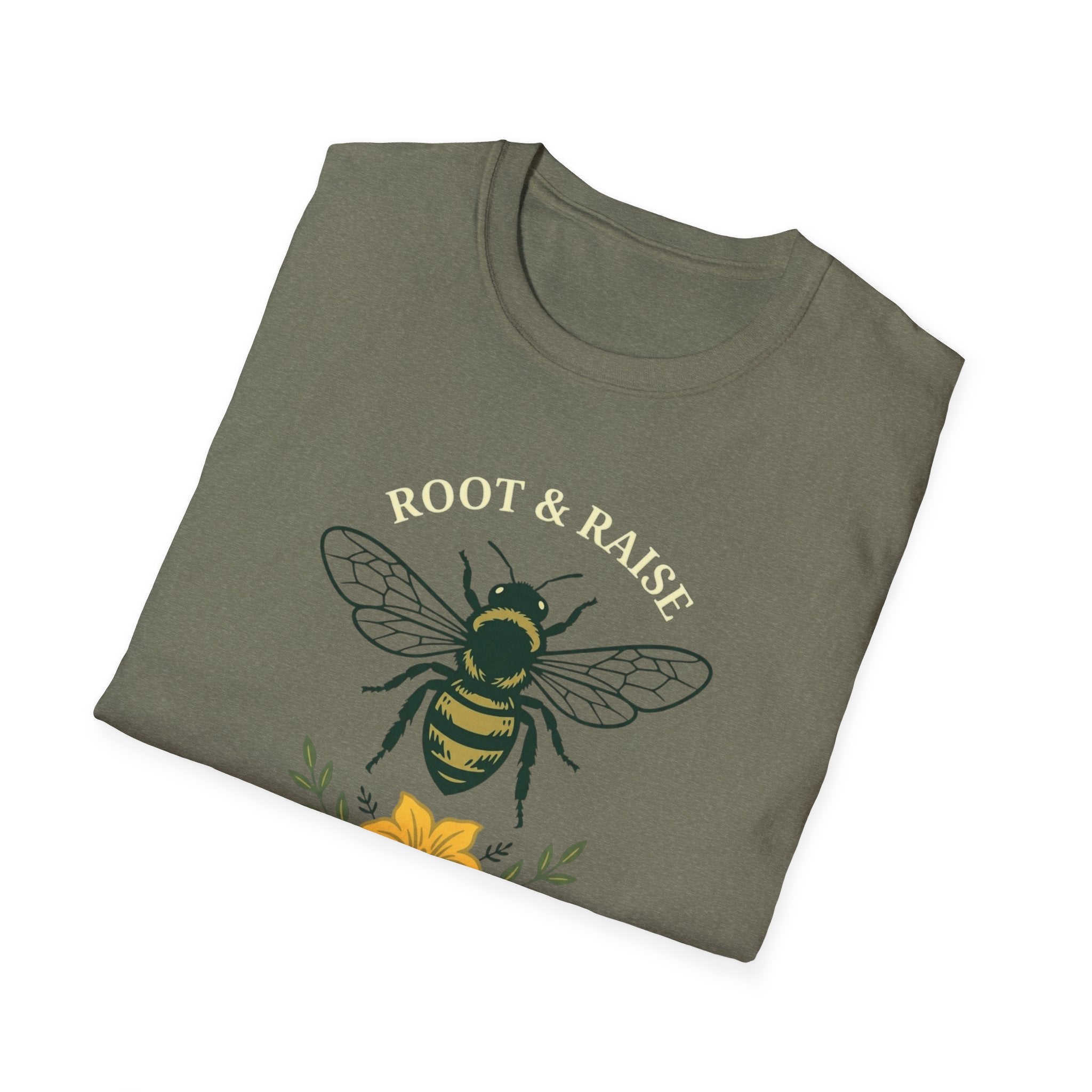 Bees Grow Our Food T-Shirt - Bold