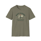 Local Food Starts With Flowers T-Shirt - Sketch