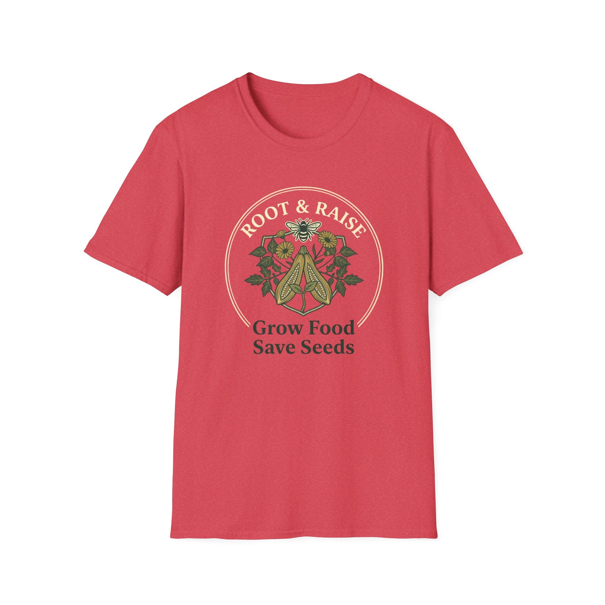 Grow Food Save Seeds T-Shirt - Vintage