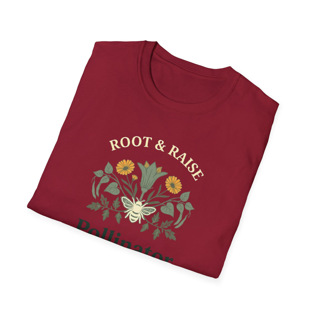 Pollinator Friendly Garden T-Shirt - Sketch
