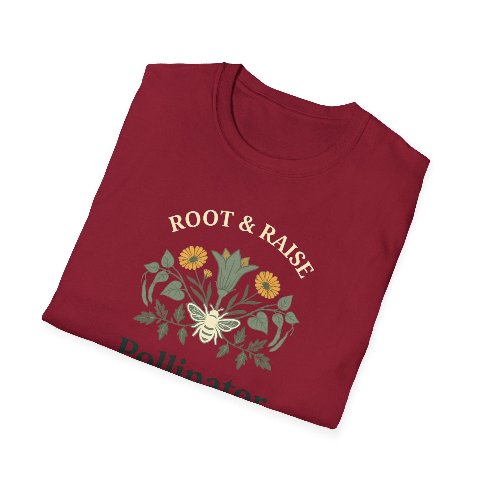 Pollinator Friendly Garden T-Shirt - Sketch