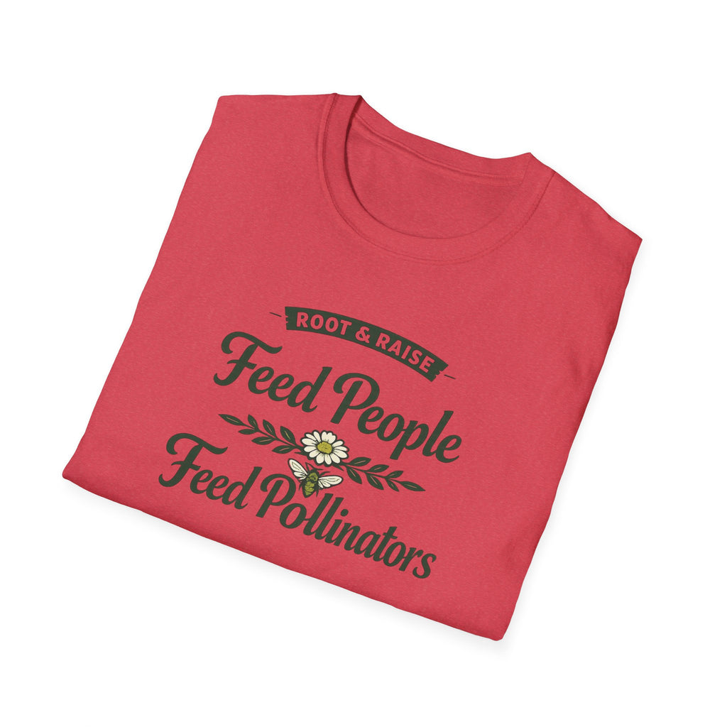 Feed People Feed Pollinators T-Shirt - Heirloom
