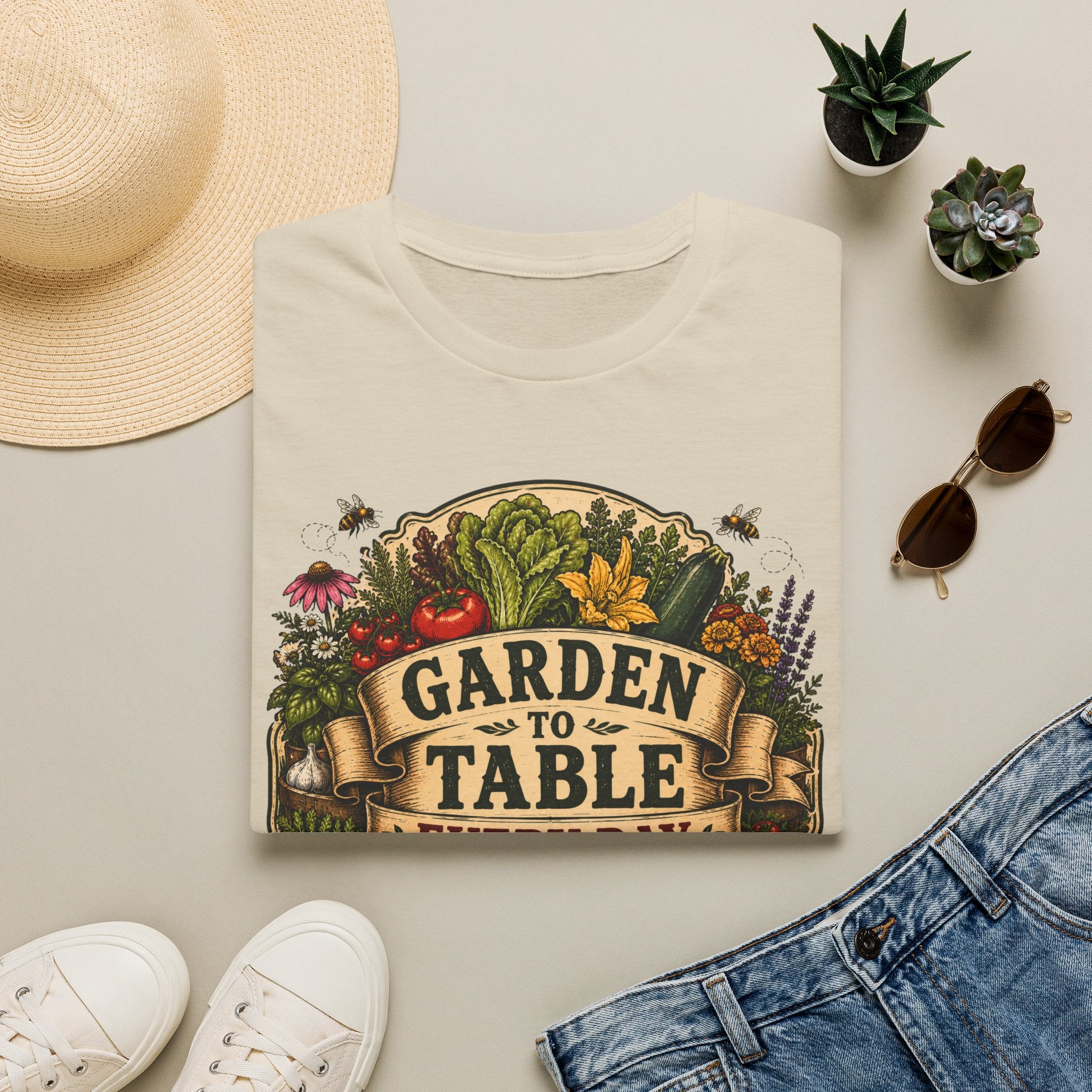 Garden To Table Every Day Gardening T-Shirt