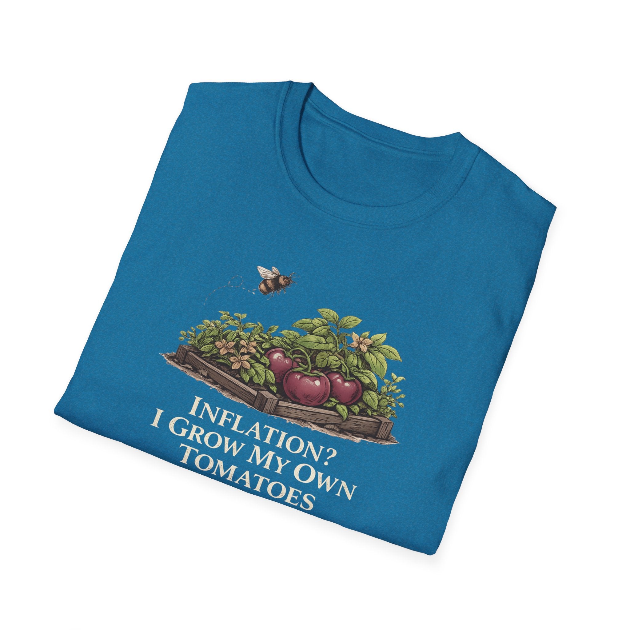 Inflation? I Grow My Own Tomatoes T-Shirt - Dark
