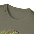 Root and Raise Logo Grow Harvest Repeat T-Shirt