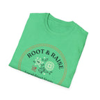 Local Food Starts With Flowers T-Shirt - Framed