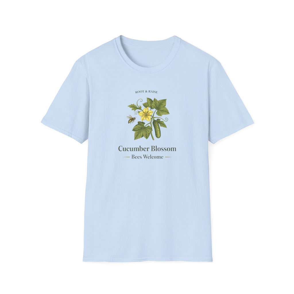 Cucumber Blossom Bees Welcome T-Shirt