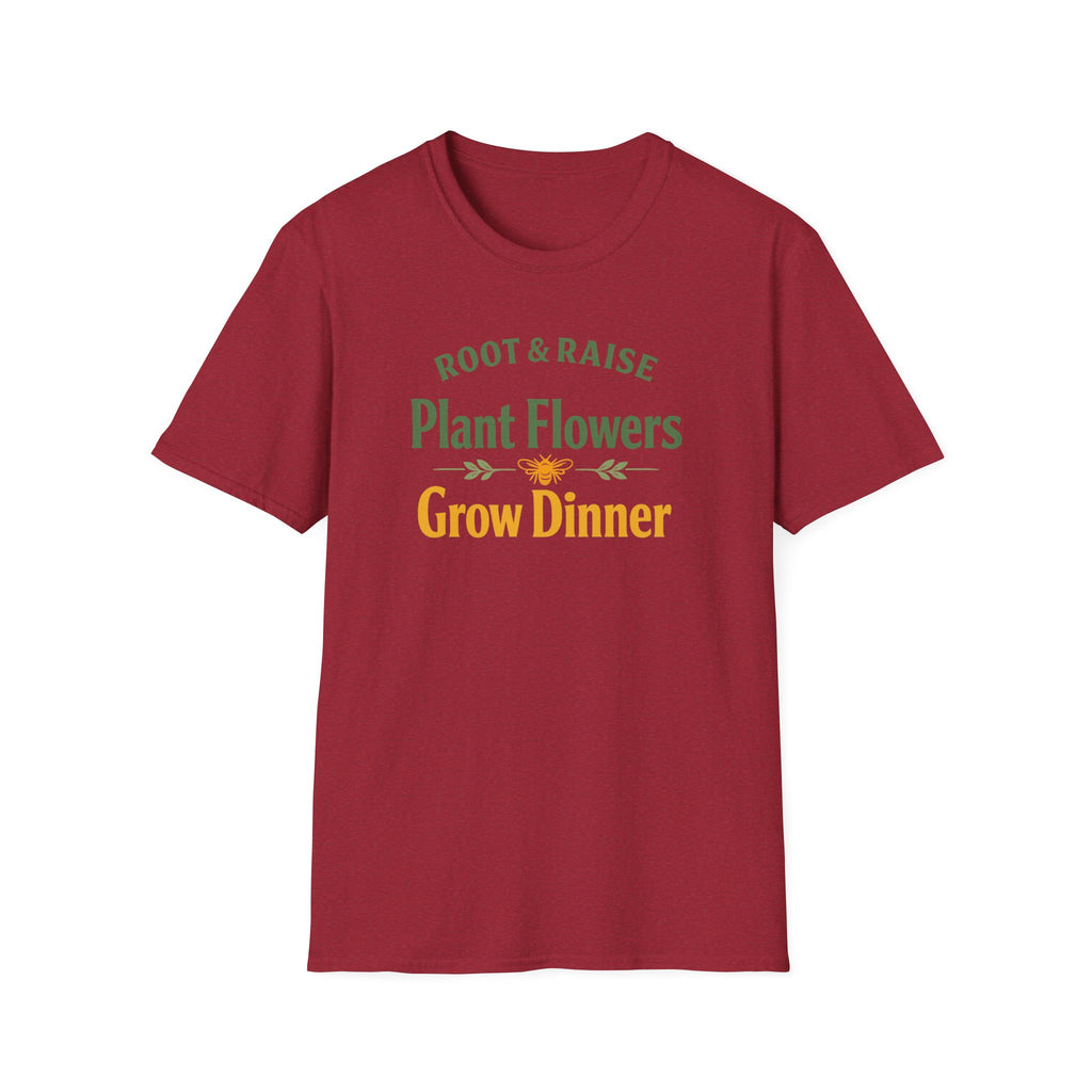 Plant Flowers Grow Dinner T-Shirt