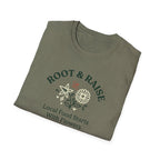 Local Food Starts With Flowers T-Shirt - Sketch