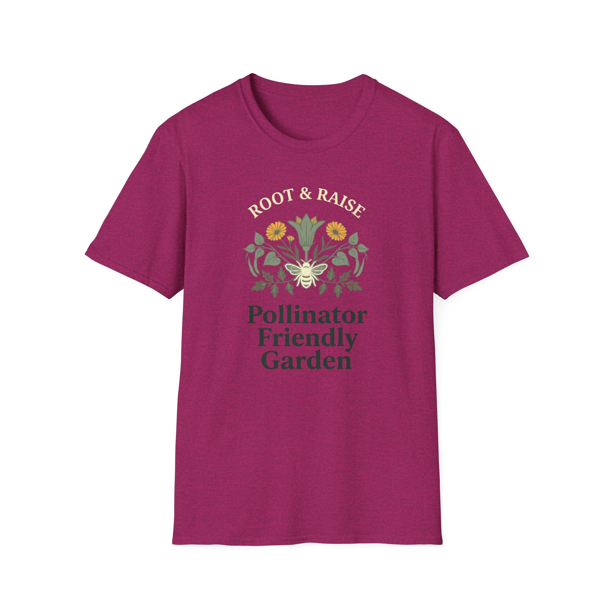 Pollinator Friendly Garden T-Shirt - Sketch