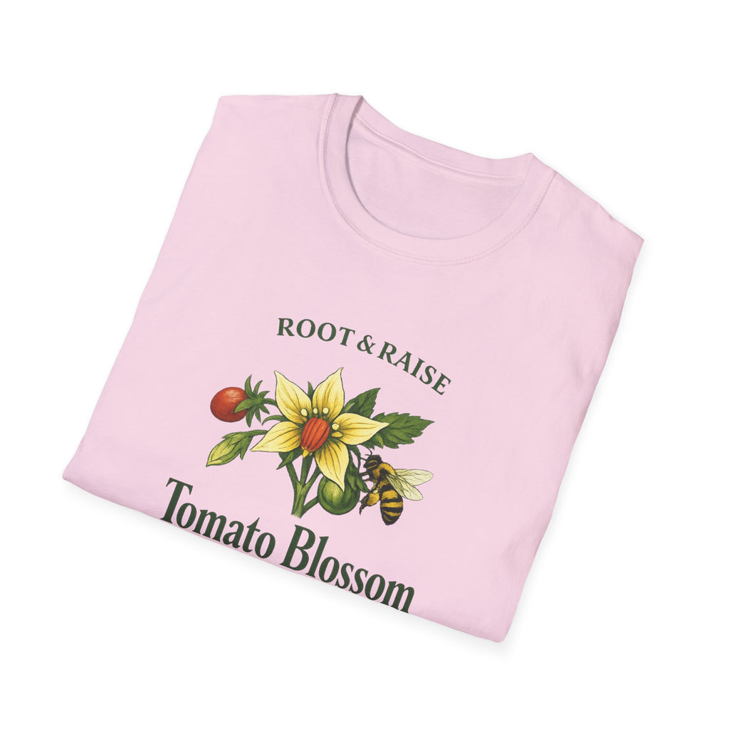 Tomato Blossom Pollinated By Bees T-Shirt