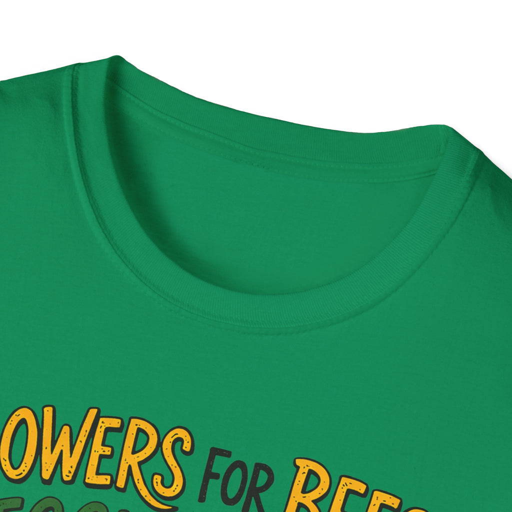 Flowers For Bees Veggies For Me T-Shirt - Illustrated