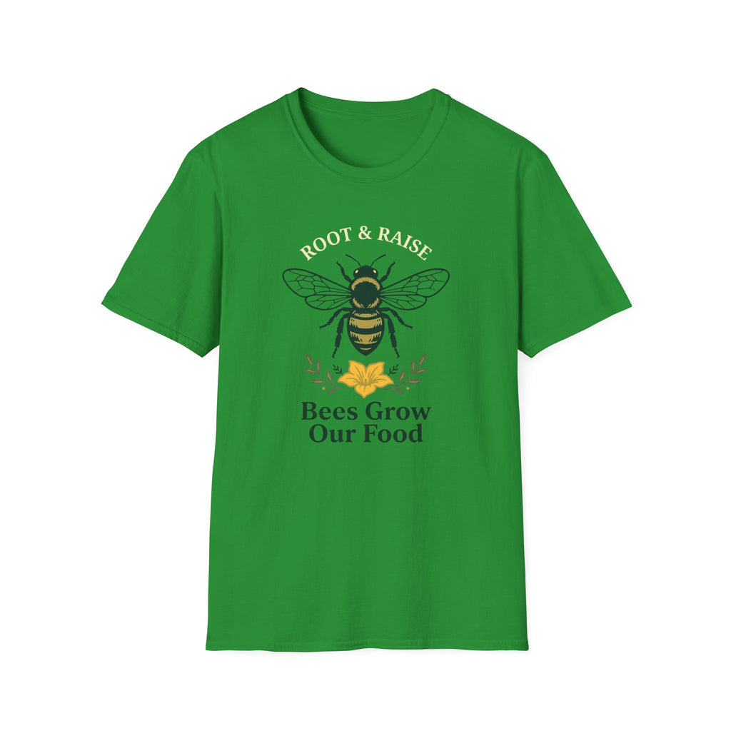 Bees Grow Our Food T-Shirt - Bold